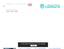 Tablet Screenshot of gainzainspeccion.com